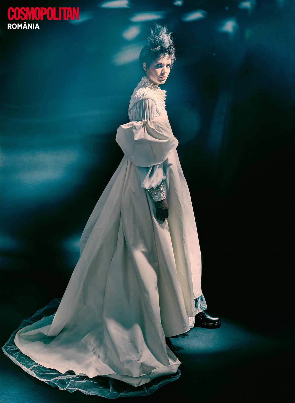 OMRA wedding gown featured in COSMOPOLITAN Magazine