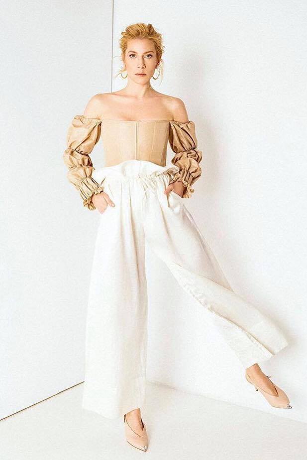 Sonia Argint wearing OMRA in Glamour Magazine