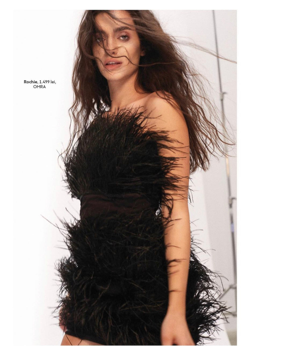 OMRA dress featured in Revista Avantaje
