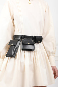 CUSCO Multifunctional Leather Belt Bag by OMRA