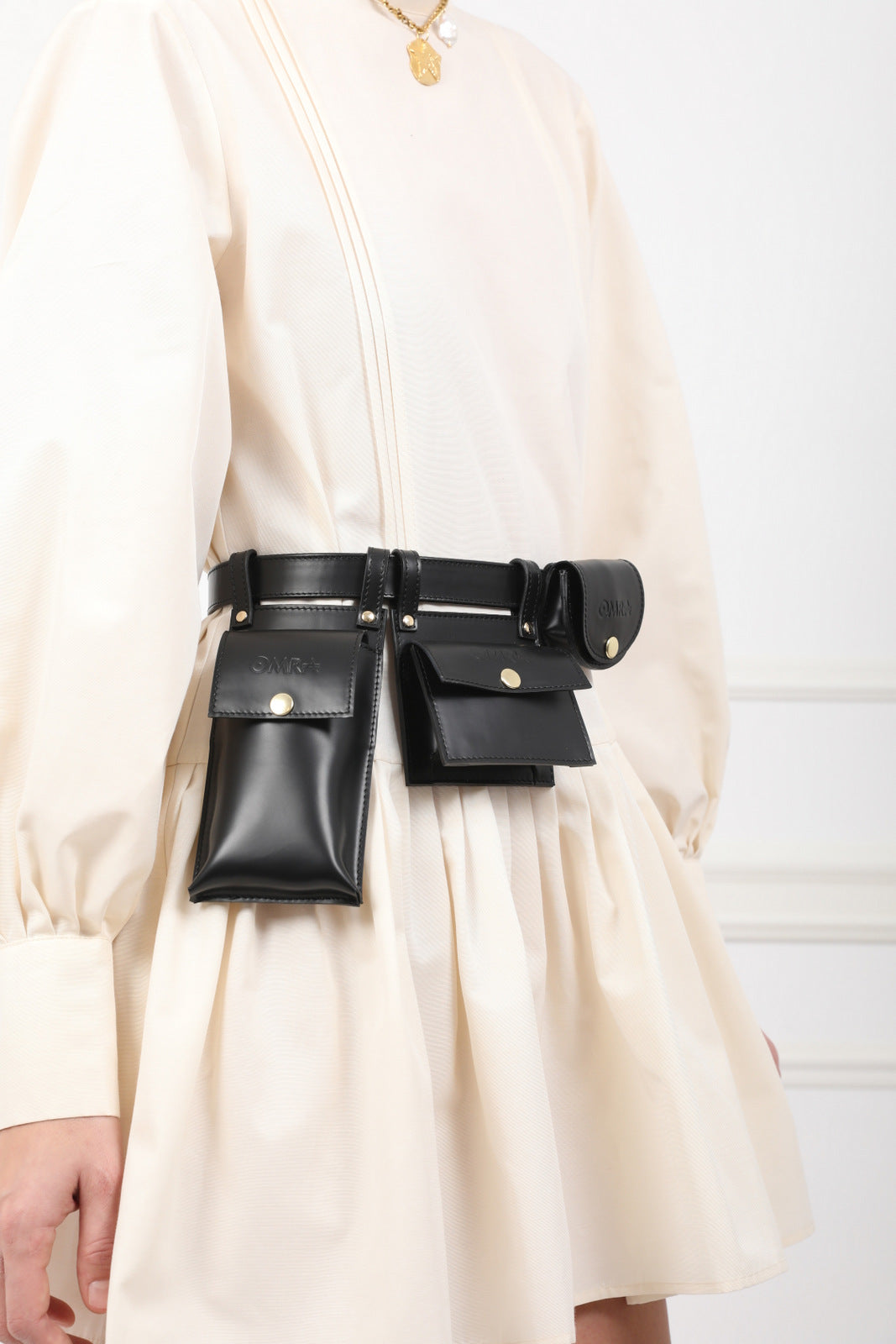 CUSCO Multifunctional Leather Belt Bag by OMRA